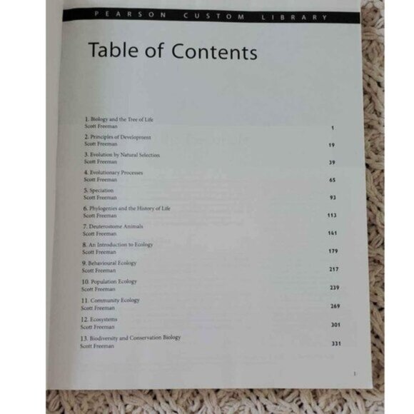 Biology 1001 Biology ll- The Pearson Custom Library For the Biological s… - Picture 4 of 8